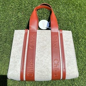 Brand New Chloe Medium woody tote